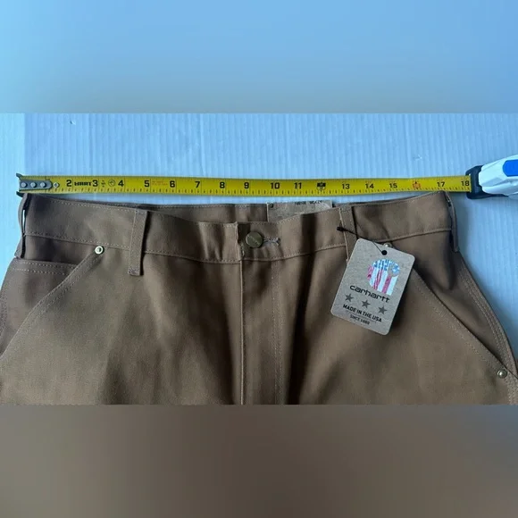 Carhartt Loose Fit Firm Duck Double-Front Utility Work Pants 34x36 B01-M NWT - Picture 6 of 10